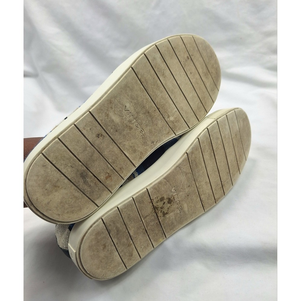 Vince Blair 5 Multicolor Woven Slip On Sneaker Size 8.5 US 38.5 EU Blue Woven - Picture 7 of 7